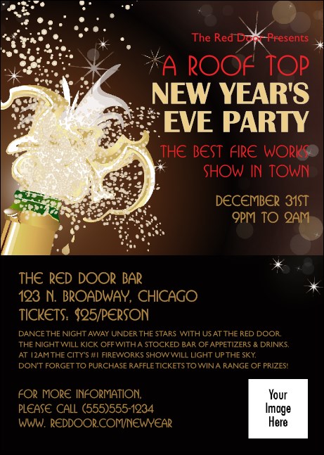 Champagne Bistro Postcard Mailer Product Front