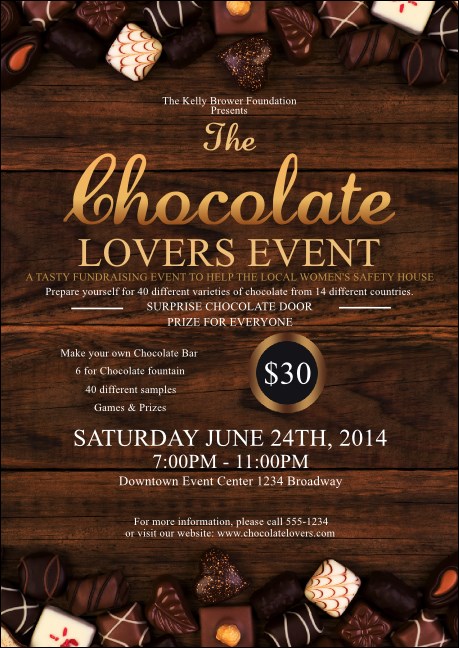 Chocolate  Postcard Mailer