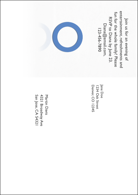 Diabetes Postcard Mailer Product Back