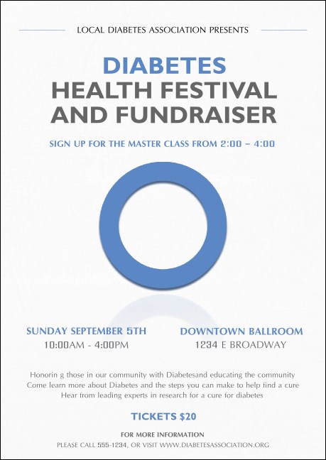 Diabetes Postcard Mailer Product Front