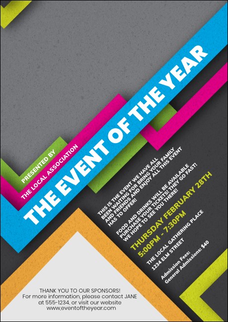 Retro Colors Postcard Mailer