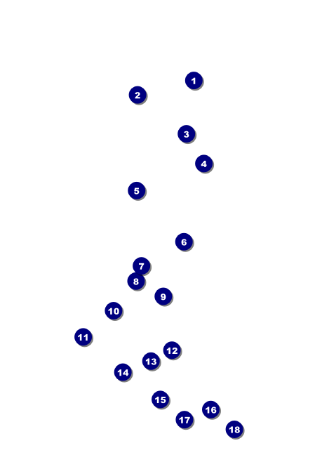 Soccer Stadium Postcard Mailer Front Field Markers