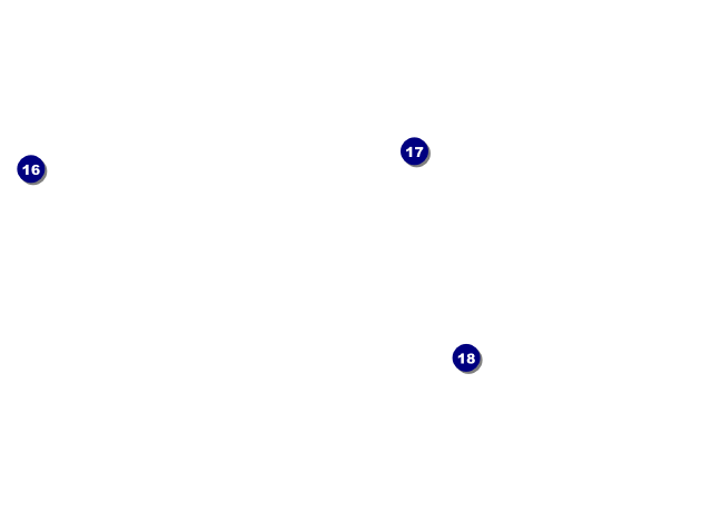 Star Theme Postcard Mailer Back Field Markers