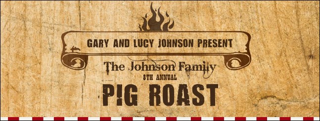 Pig Roast Facebook Cover