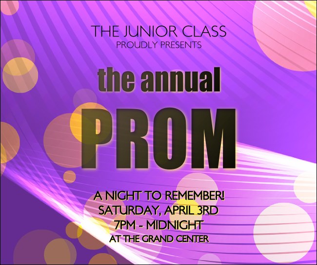 Prom Limo Facebook Post