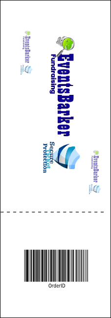 Military Ball - US Flags Raffle Ticket Product Back