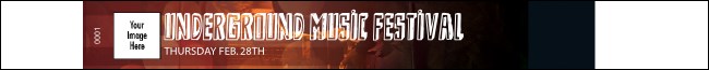 Alternative Music Premium Synthetic Wristband Product Front