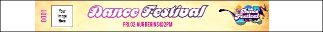 Disco Dance Festival Premium Synthetic Wristband