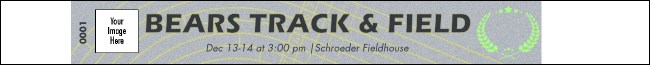 Track and Field  Premium Synthetic Wristband