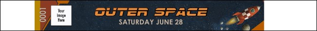 Spaceship Premium Synthetic Wristband Product Front