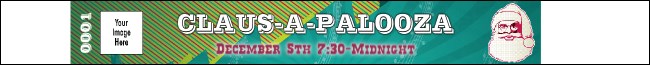 Claus-A- Palooza Premium Synthetic Wristband
