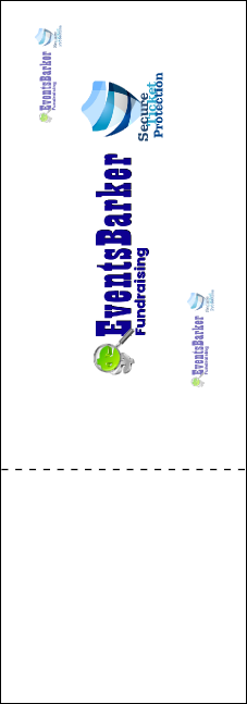 All Purpose Hex QR Event Ticket Product Back