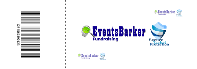 Black Tie Gala QR Event Ticket Product Back