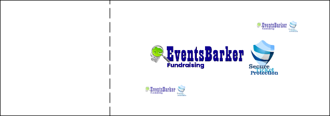Blue Ribbon QR Event Ticket Product Back