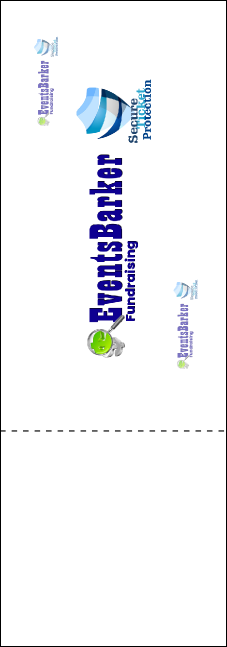 Earth Day Organic QR Event Ticket Product Back