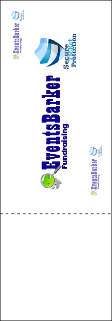 Fire and Ice QR Event Ticket Product Back