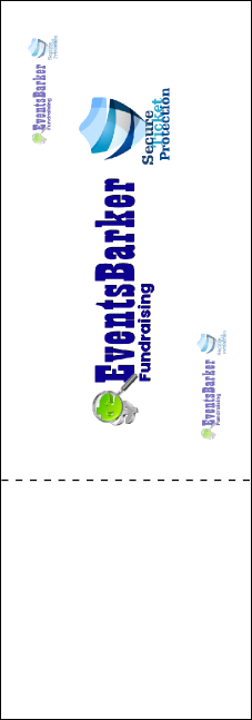 Retro Sunburst QR Event Ticket Product Back