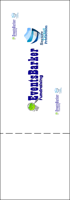 Run for a Cause Pink QR Event Ticket Product Back