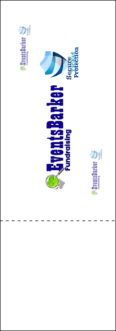 Soccer Field QR Event Ticket Product Back