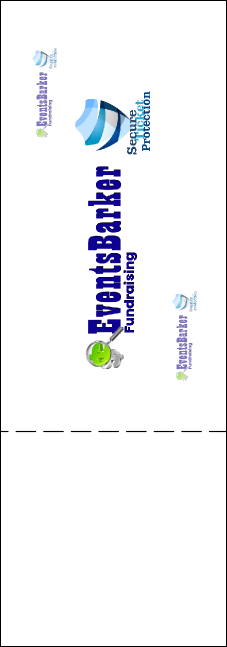 Softball QR Event Ticket Product Back