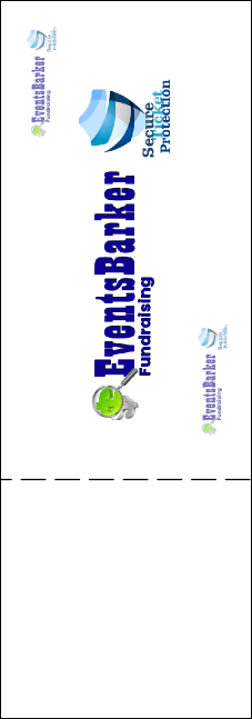 Sports Stripes QR Event Ticket Product Back