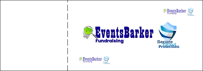 Wedding Flower QR Event Ticket Product Back