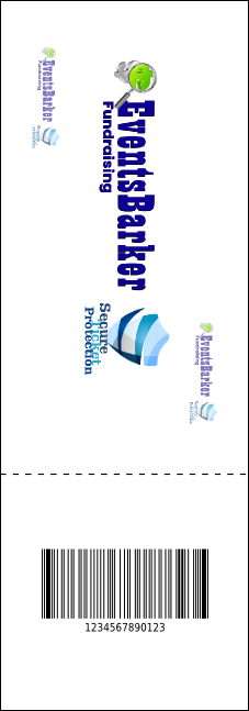 Wheat QR Event Ticket Product Back