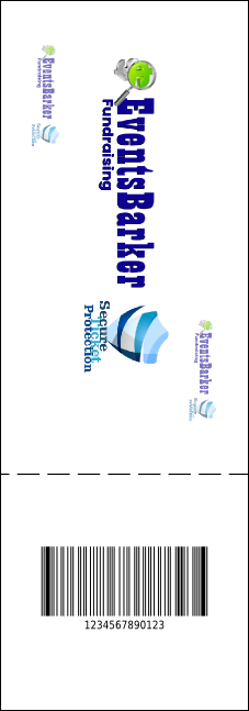 Your Photo Concert QR Event Ticket Product Back