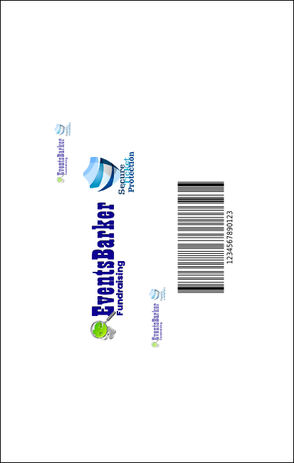 Abstract VIP Event Badge Medium Product Back
