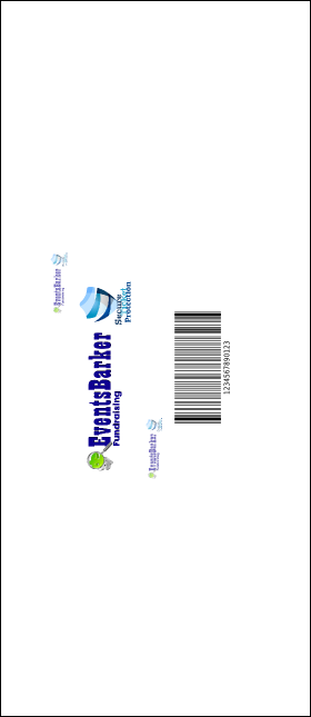 Abstract VIP Event Badge Large Product Back