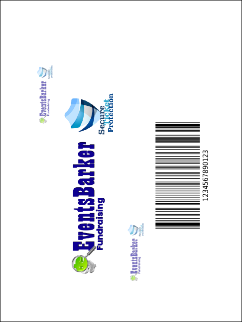 Animal Print Economy Event Badge Product Back