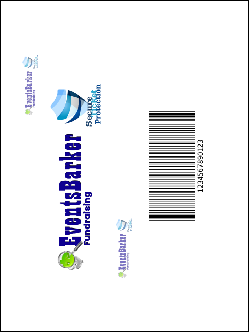 Retro Sunburst Economy Event Badge Product Back