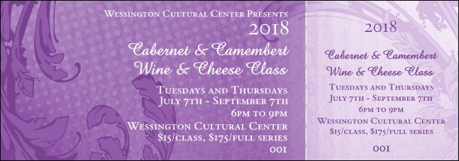 Year Classic Purple General Admission Ticket Product Front