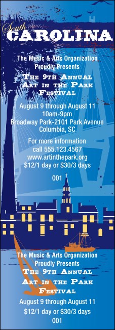 South Carolina General Admission Ticket Product Front