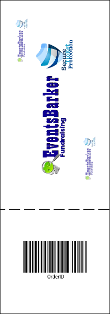 Fireworks Event Ticket Product Back