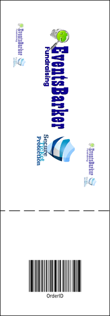 LGBT Pride Event Ticket Product Back