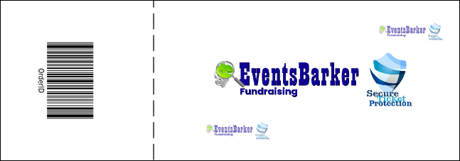 MMA Main Event Blue Event Ticket Product Back