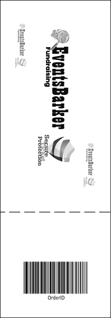 Peace Dove Event Ticket Product Back