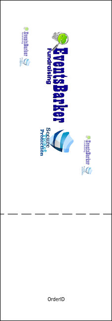 Softball Event Ticket Product Back