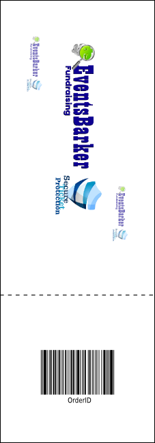Hanukkah Abstract Event Ticket Product Back