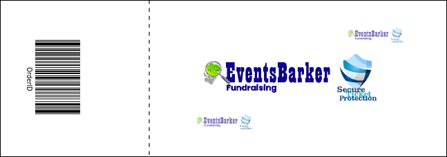 Fractal Wave Event Ticket Product Back