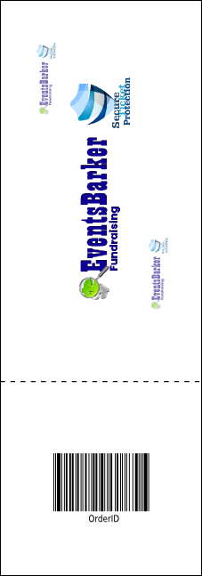 Year Parchment Paper Event Ticket Product Back