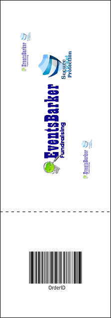 Cheerleading Jump Event Ticket Product Back