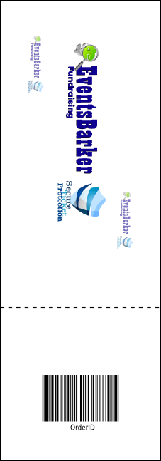 Basketball Court Event Ticket Product Back