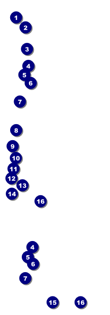 Fourth of July Freedom Blue Event Ticket Front Field Markers