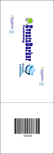 Happy Birthday Chevron Event Ticket Product Back