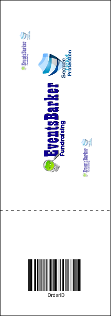 Fundraising Thermometer Event Ticket Product Back