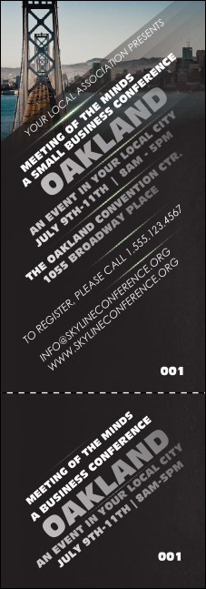 Oakland Event Ticket