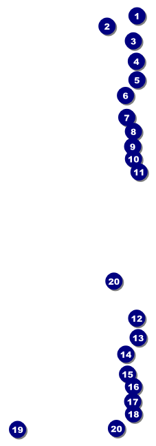 Sacramento Event Ticket Front Field Markers