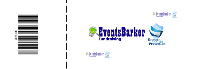 Opera Violet-Blue General Admission Ticket Product Back